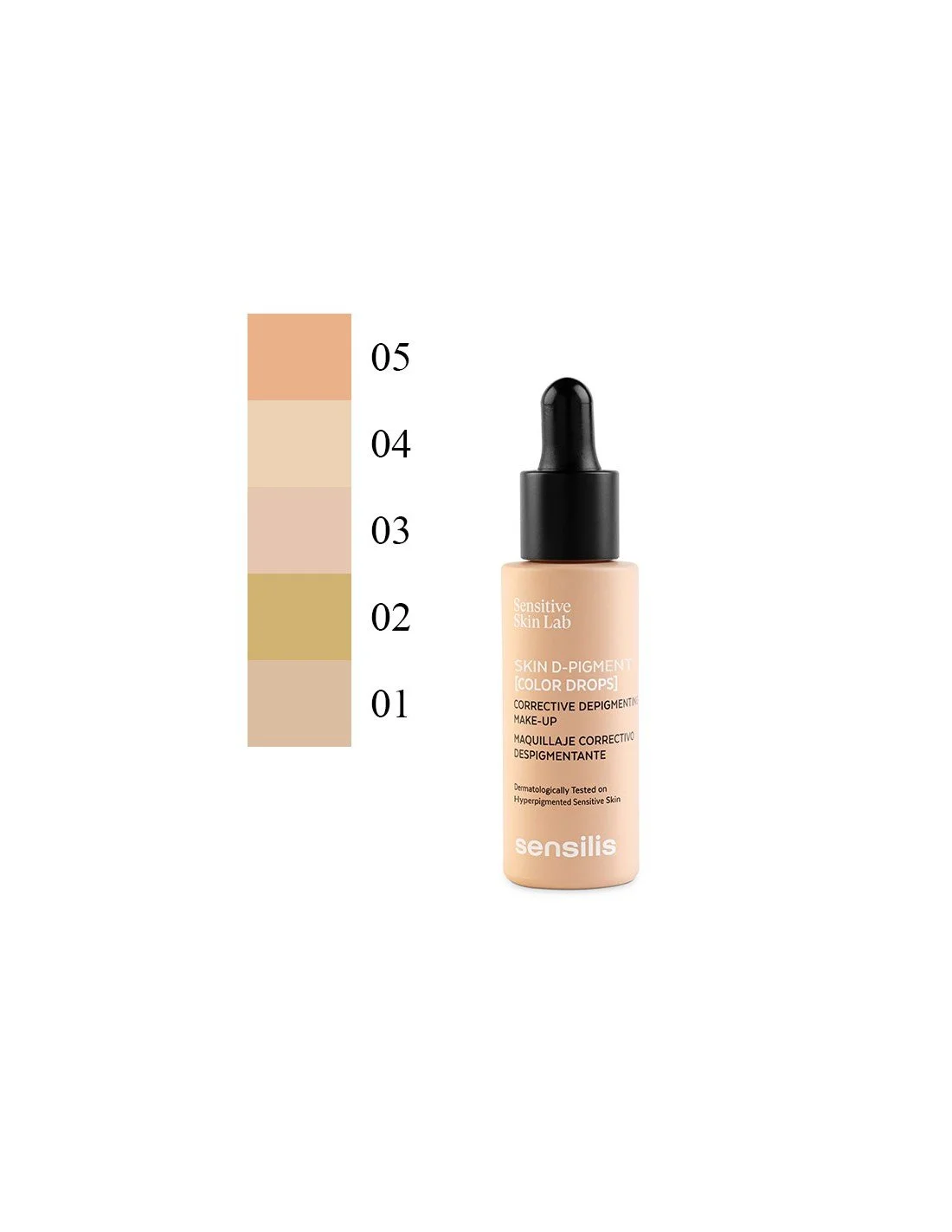 SENSILIS SKIN D-PIGMENT COLOR DROPS 01 BEIGE