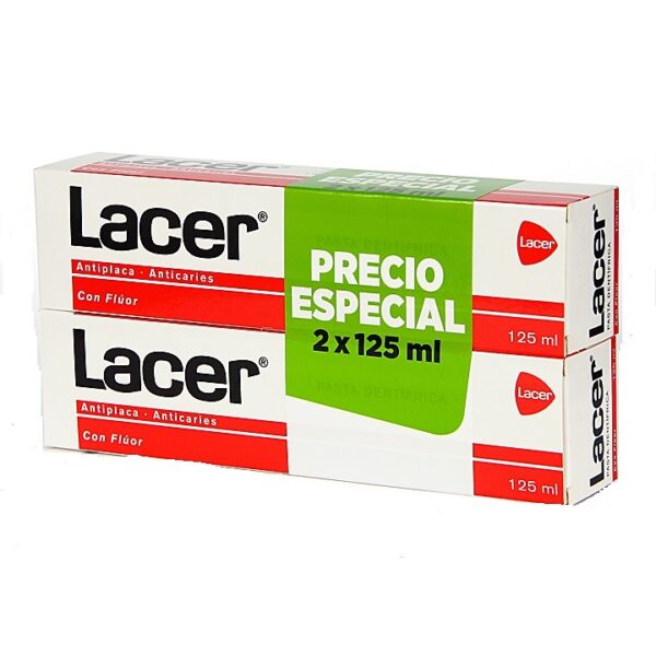 PASTA DENT LACER DUPLO 2X125ML AHORRO