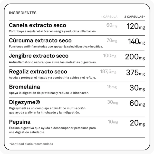 SUPERLATIVA DIGEST ON 60  CAPSULAS - Imagen 2