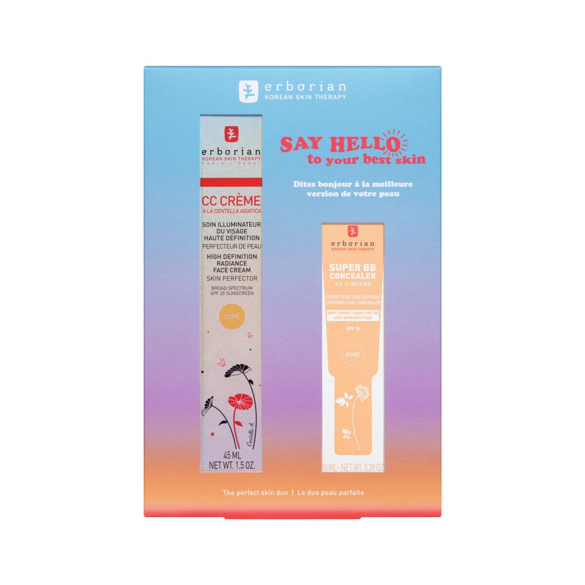 ERBORIAN KIT CC CREME DORÉ SUPER BB CONCELAR