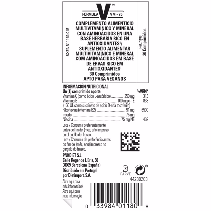 SOLGAR VM 75 UNO AL DIA 30 COMP - Imagen 2