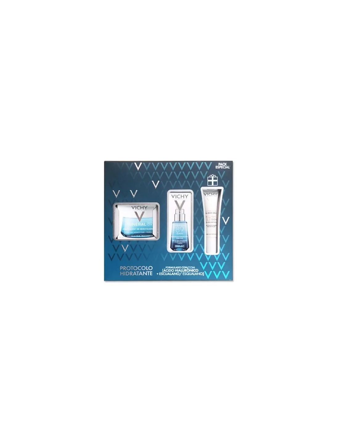 VICHY COFRE CREMA MINERAL 89 + OJOS +UV MINI