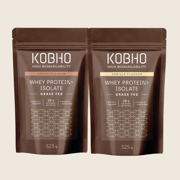 KOBHO WHEY PROTEIN+ ISOLATE VAINILLA 525G