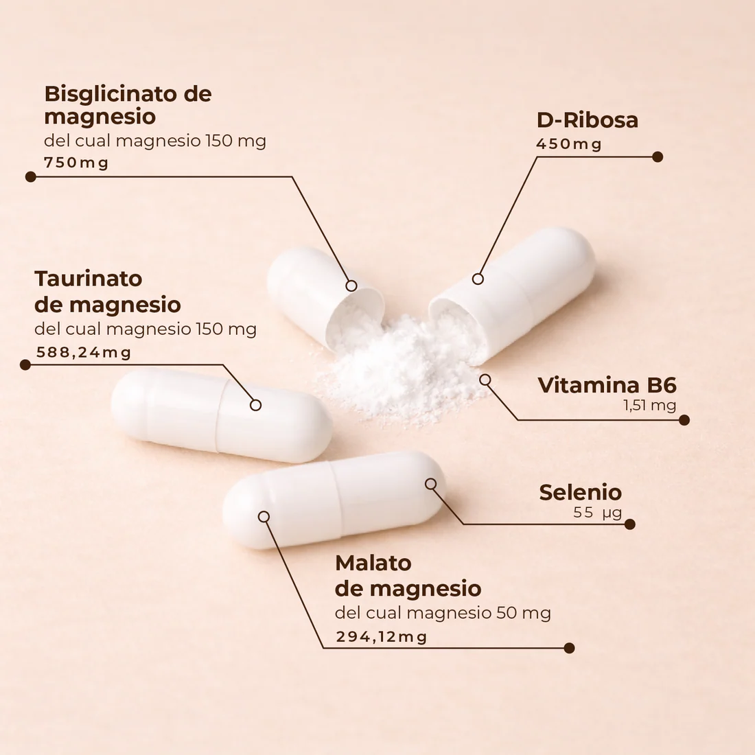 KOBHO TRIMAGNESIUM 90 CAPS - Imagen 2