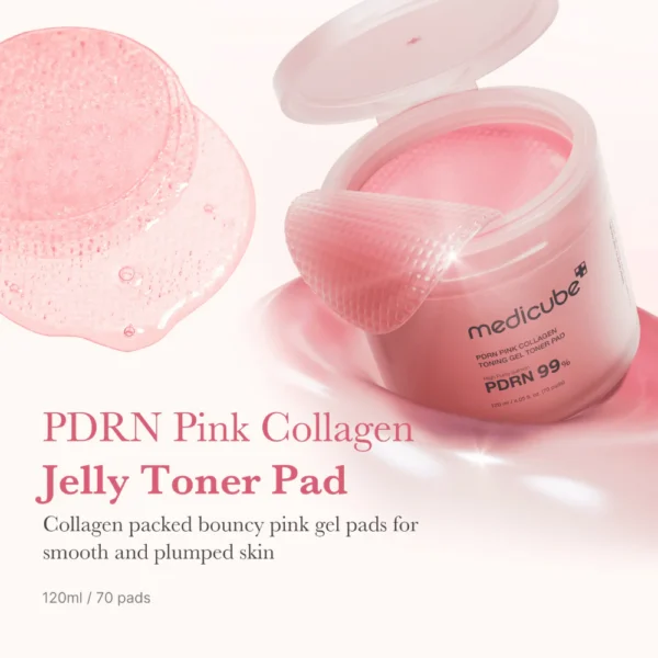 MEDICUBE PDRN PINK COLLAGEN TONER PAD