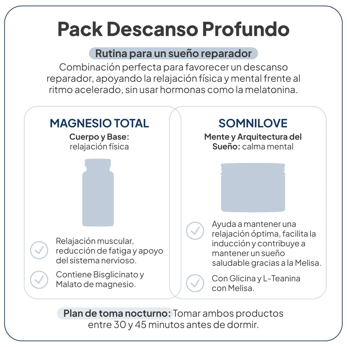 IVB PACK DESCANSO PROFUNDO MAGNESIO SOMNILOVE - Imagen 2